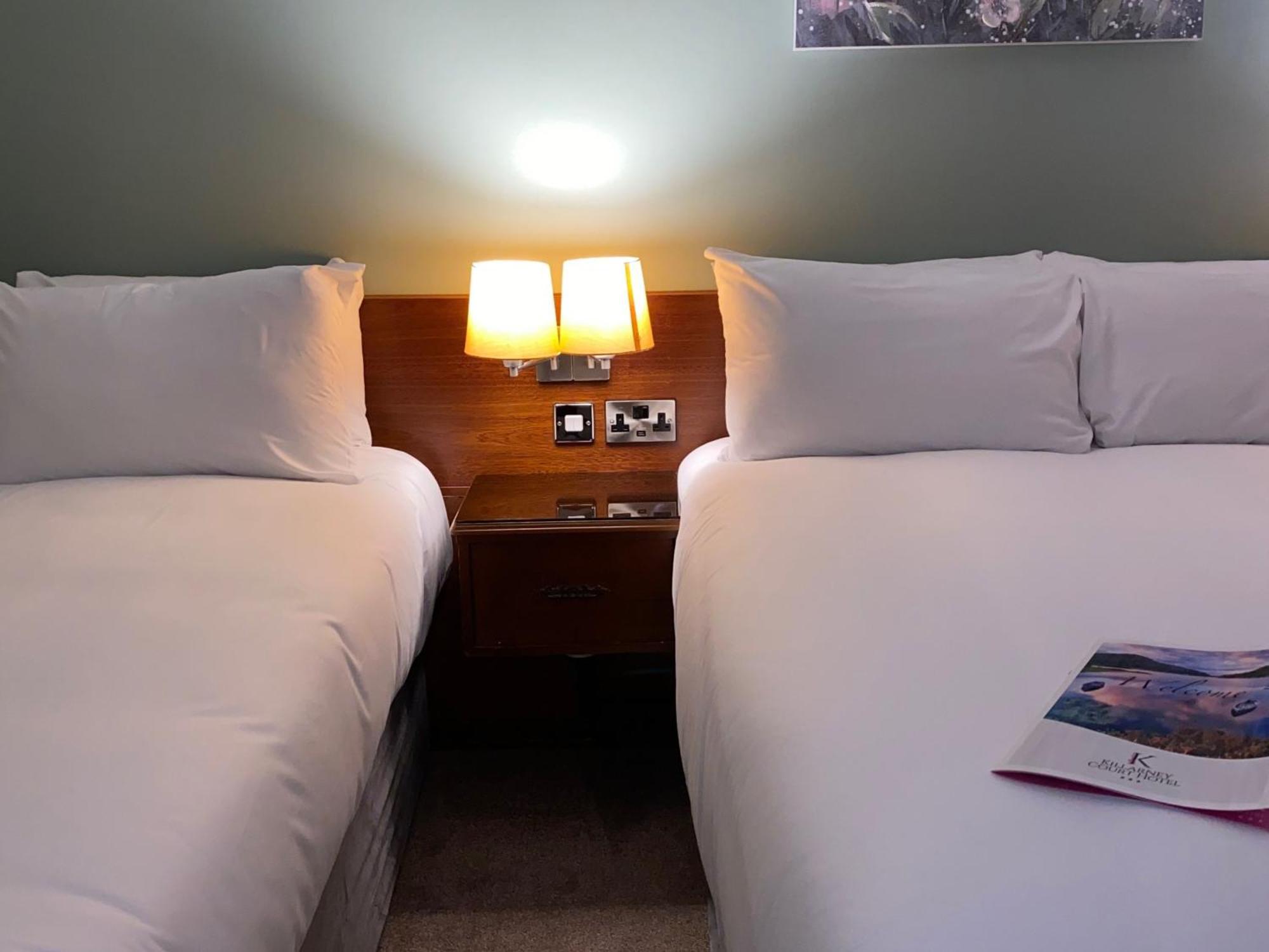 Double & single bedded room